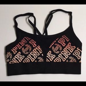 Victoria's Secret PINK Strappy Back Sport Bra XS